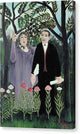 The Muse Inspiring the Poet - Canvas Print
