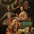 The Music Party by Rembrandt van Rijn - Art Print - Zapista