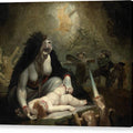 The Night-Hag Visiting Lapland Witches - Canvas Print
