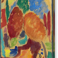 The Orange Path - Canvas Print