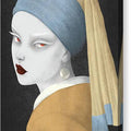 The Other Girl with a Pearl Earring - Canvas Print