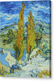 The Poplars at Saint-Remy - Canvas Print