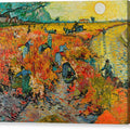 The Red Vineyard - Canvas Print