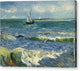 The Sea at Les Saintes-Maries-de-la-Mer - Canvas Print