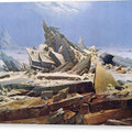 The Sea of Ice - Canvas Print