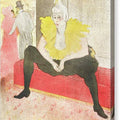 The Seated Clowness - Canvas Print
