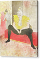 The Seated Clowness - Canvas Print