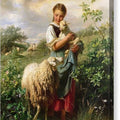 The Shepherdess - Canvas Print