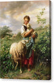 The Shepherdess - Canvas Print