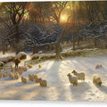 The Shortening Winter's Day is Near a Close - Canvas Print
