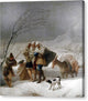 The Snowstorm - Canvas Print