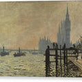 The Thames Below Westminster - Canvas Print