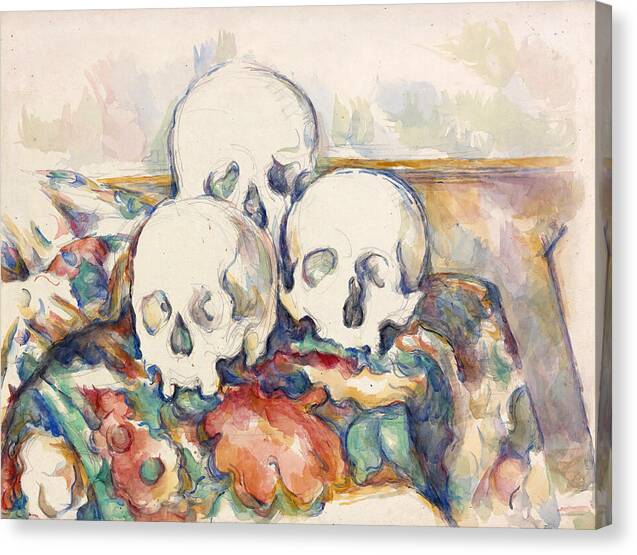 The Three Skulls - Canvas Print
