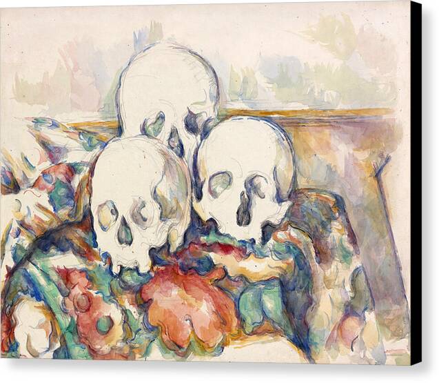 The Three Skulls - Canvas Print