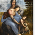 The Virgin and Child with Saint Anne - Canvas Print