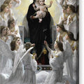 The Virgin with Angels - Canvas Print