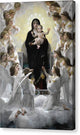 The Virgin with Angels - Canvas Print
