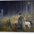 The Vision of St. Hubert - Canvas Print