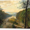 The Wharfe Valley, with Barden Tower Beyond - Canvas Print