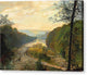 The Wharfe Valley, with Barden Tower Beyond - Canvas Print