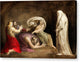 The Witch of Endor Raising the Spirit of Samuel - Canvas Print