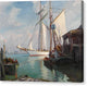 The Yankee Docking - Canvas Print