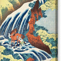 The Yoshitsune Horse-Washing Falls at Yoshino, Izumi Province - Canvas Print