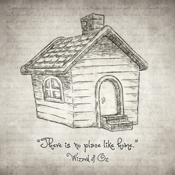 There's no place like home - Art Print - Zapista