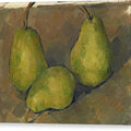 Three Pears - Canvas Print