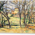 Trees and Houses Near the Jas de Bouffan - Canvas Print