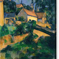 Turning Road at Montgeroult - Canvas Print