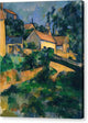 Turning Road at Montgeroult - Canvas Print