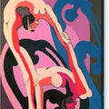 Two Acrobats - Canvas Print