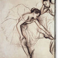 Two Dancers Resting - Canvas Print