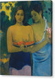 Two Tahitian Women - Canvas Print