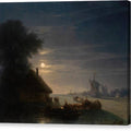 Ukrainian Landscape at Night - Canvas Print