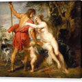 Venus and Adonis - Canvas Print