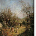 Verfallener Friedhof in Goisern - Canvas Print
