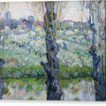 View of Arles, Flowering Orchards - Canvas Print