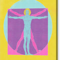 Vitruvian Vibes - Canvas Print