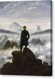 Wanderer above the Sea of Fog - Canvas Print