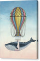 Whale and Bird - Canvas Print
