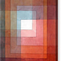 White Framed Polyphonically - Canvas Print