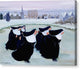 Winter at the Convent - Canvas Print