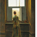 Woman at a Window - Canvas Print