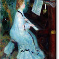 Woman at the Piano - Canvas Print