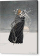 Woman Embracing Thorn Bush - Canvas Print