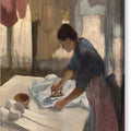 Woman Ironing - Canvas Print