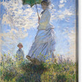 Woman with a Parasol - Canvas Print