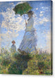 Woman with a Parasol - Canvas Print